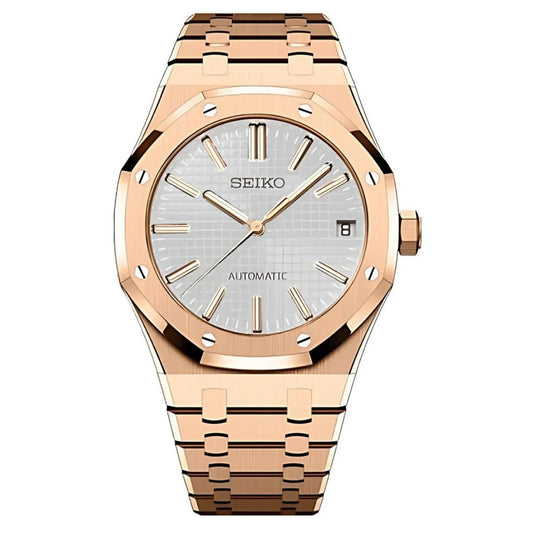 SEIKO MOD OAK ROSEGOLD-WHITE