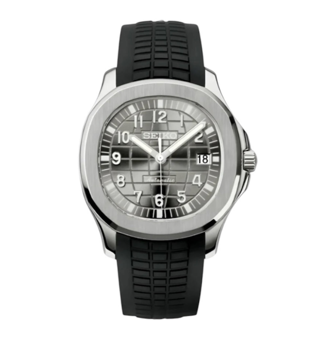 SEIKO MOD AQUANAUT GREY BLACK