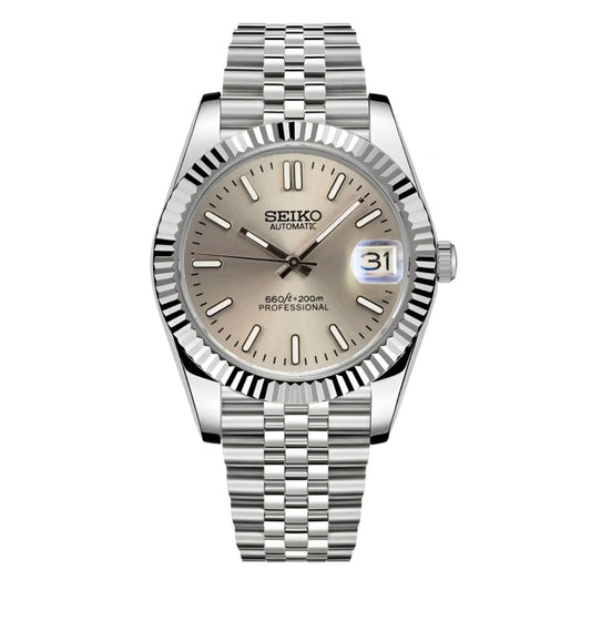 SEIKO MOD DATEJUST CHAMPAGNE