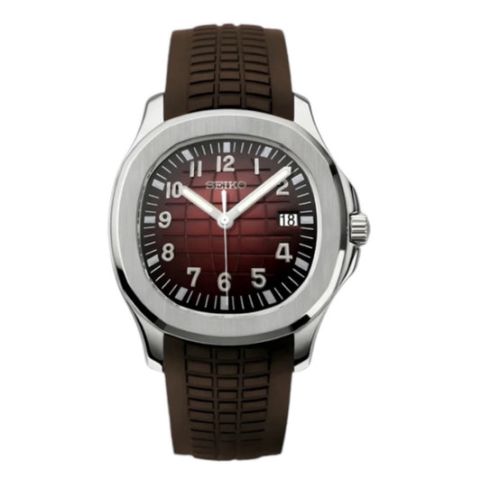 SEIKO MOD AQUANAUT DARK RED