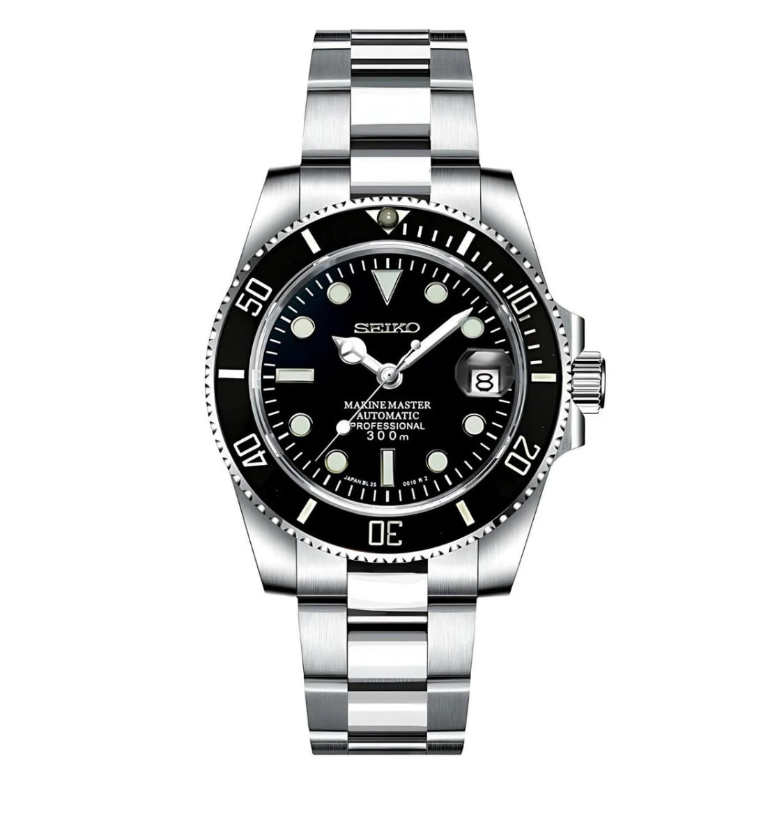 SEIKO MOD SUBMARINER BLACK